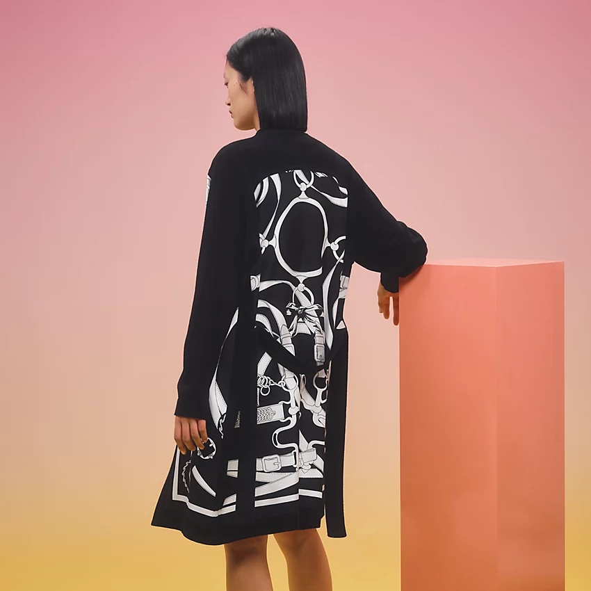 "Promenade du Matin Remix" long twillaine cardigan - 2