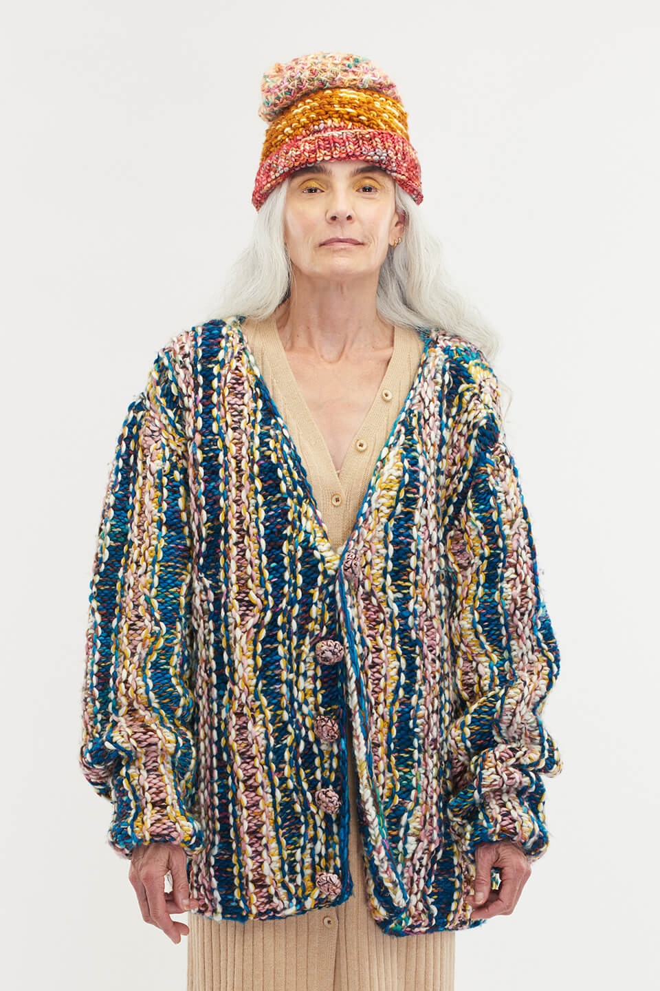 DISHEVELED KNIT CARDIGAN - 3