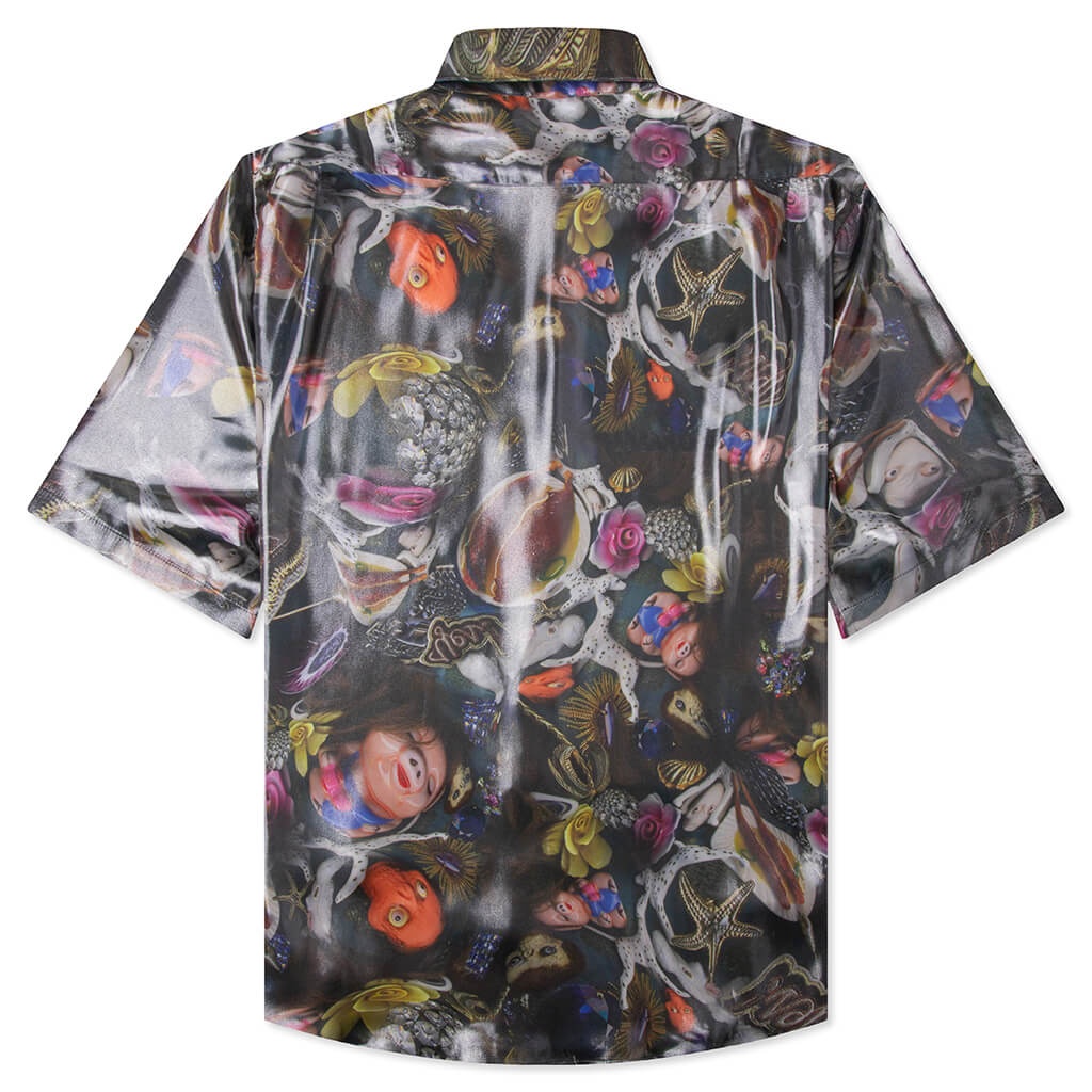 SHORT SLEEVE SHIRT - BLACK/MULTI - 2