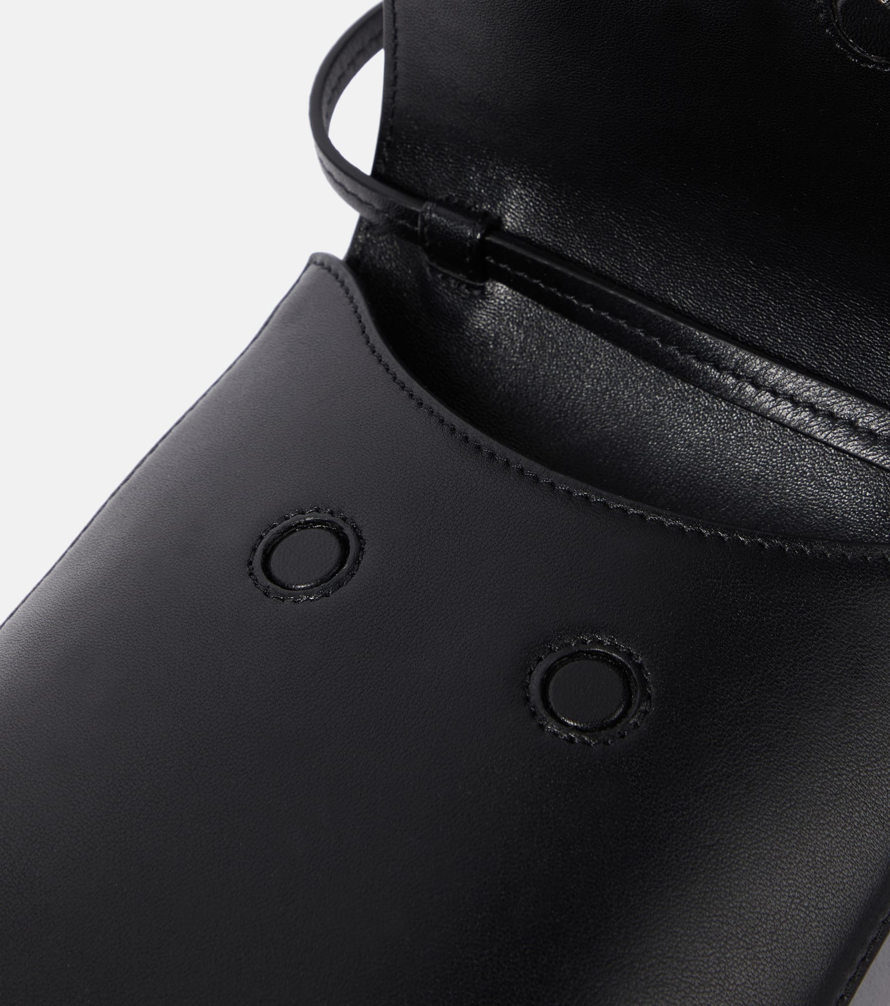 Tondo leather crossbody bag - 3