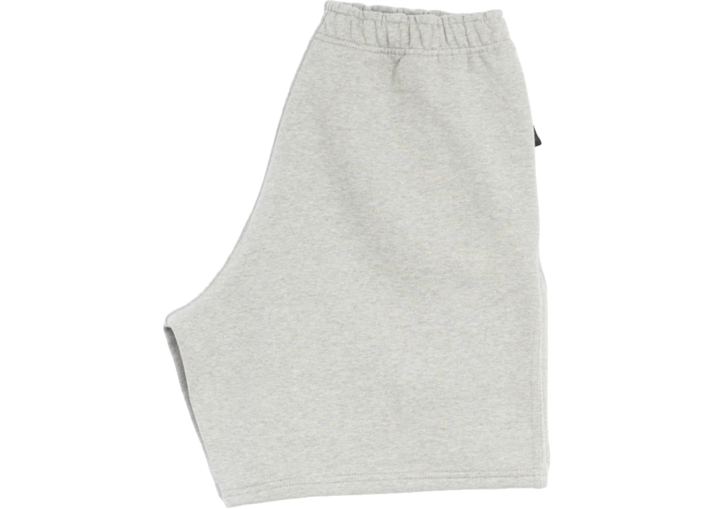 Nike Solo Swoosh Fleece Shorts Dark Grey Heather/White - 2