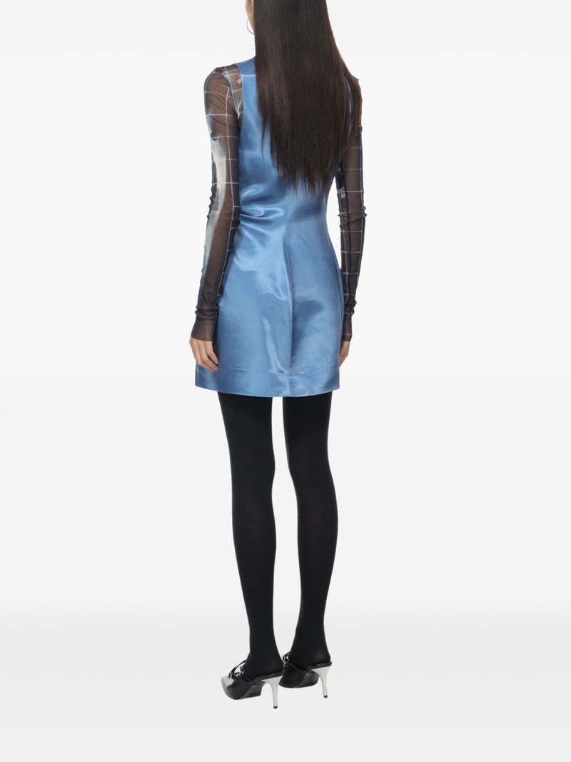 Hand-print mini dress 4