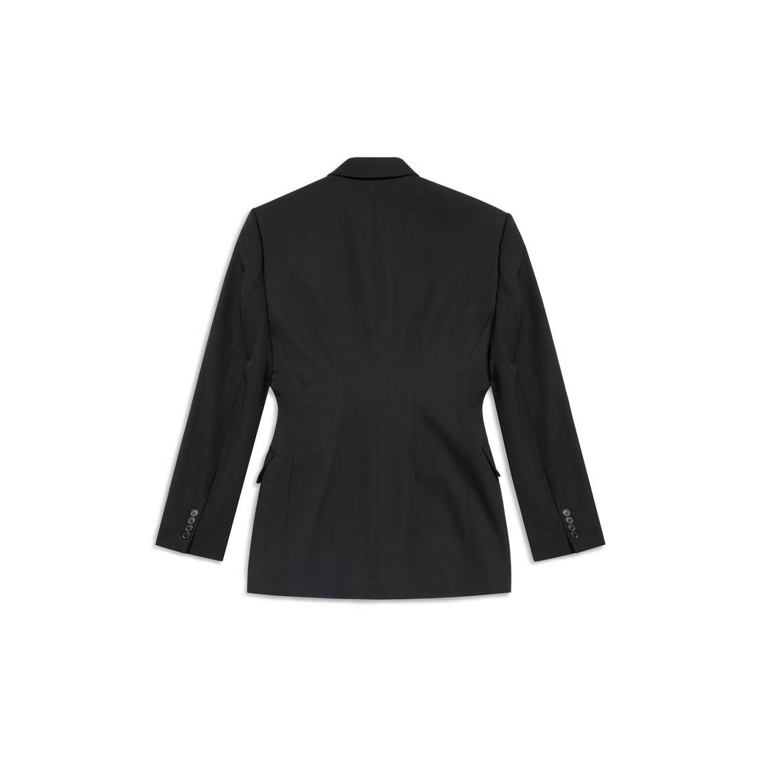 Women's Cinched Jacket in Black - 2