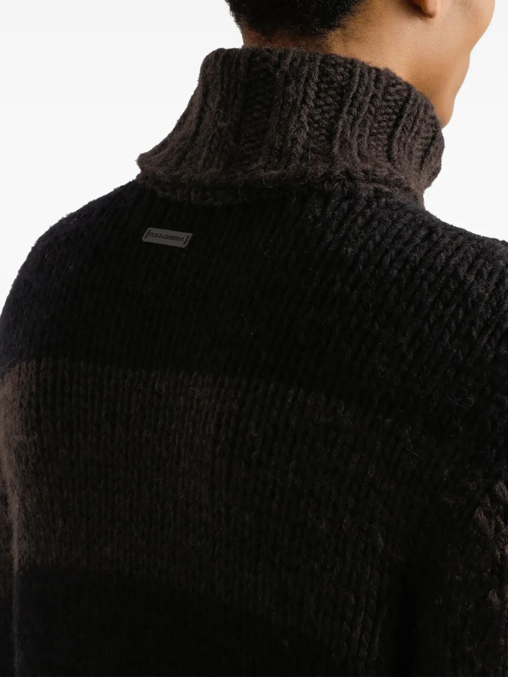 Striped Turtleneck Sweater - 5