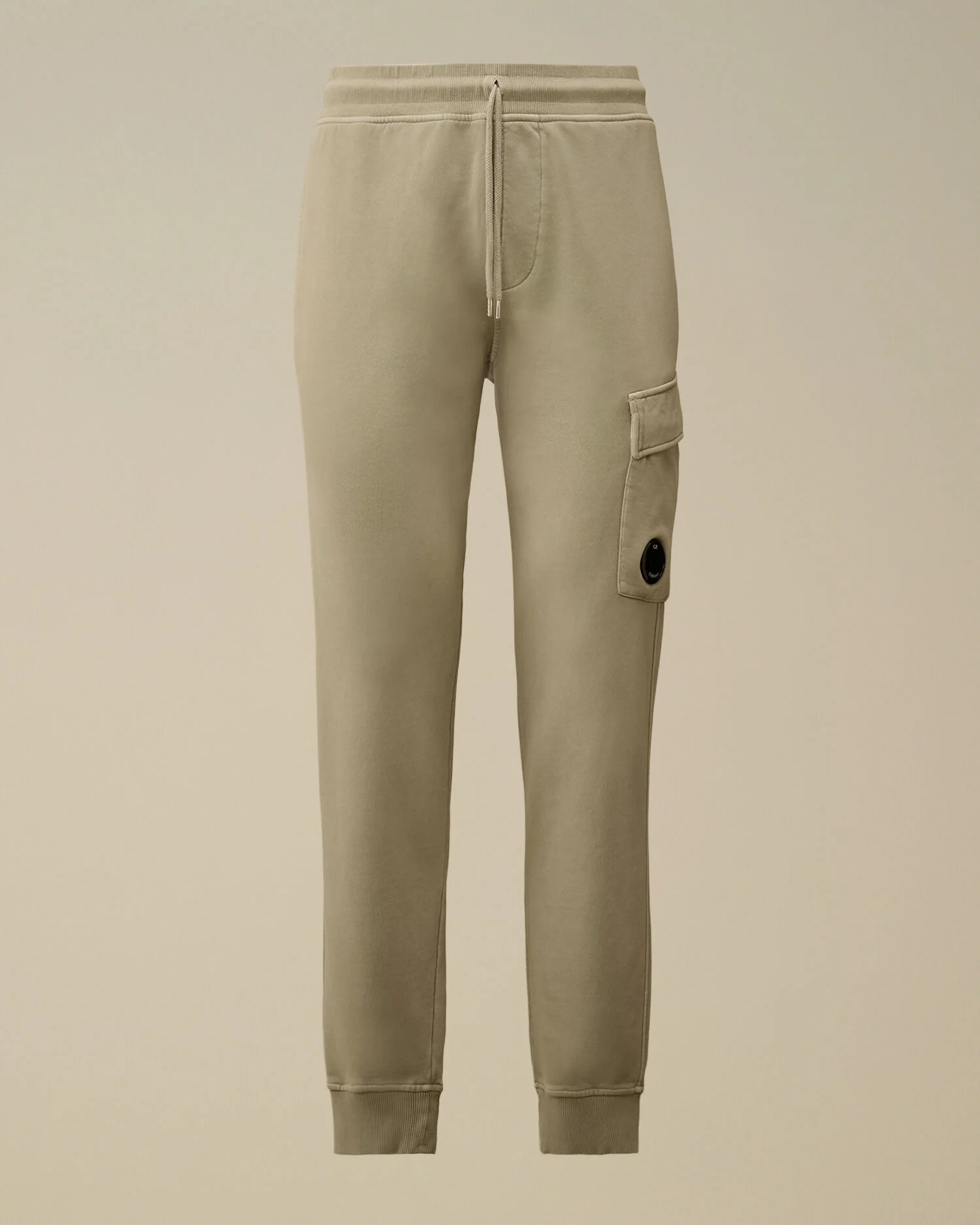 Brushed and Emerized Diagonal Fleece Cargo Lens Sweatpants - 1