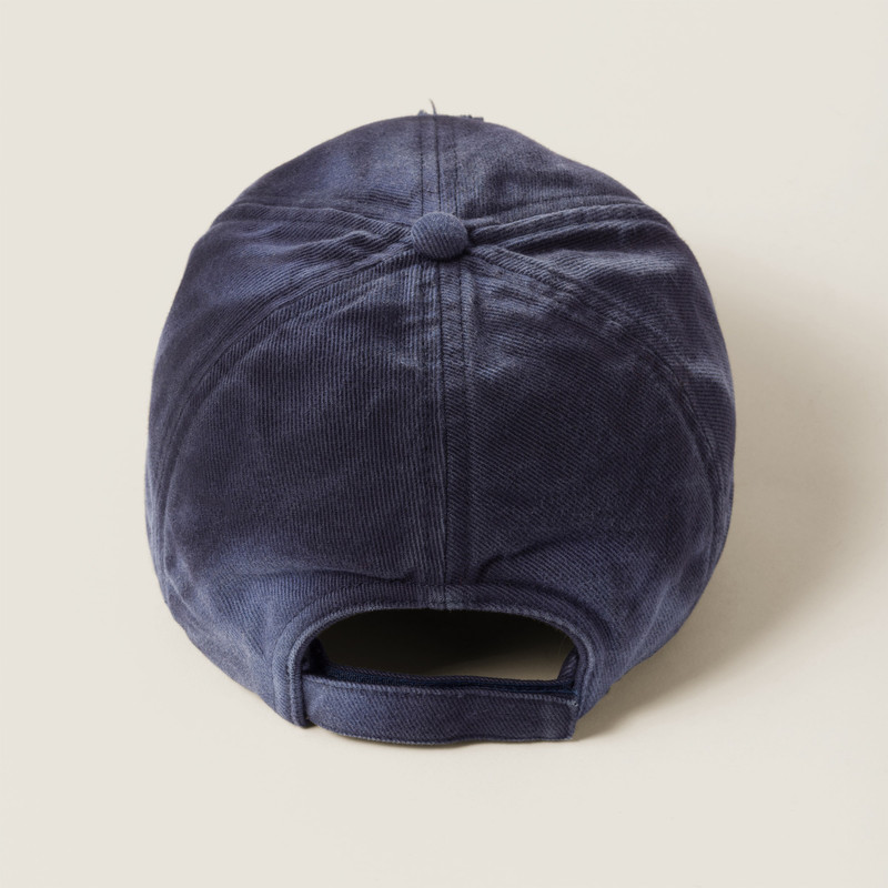 Denim baseball cap 3