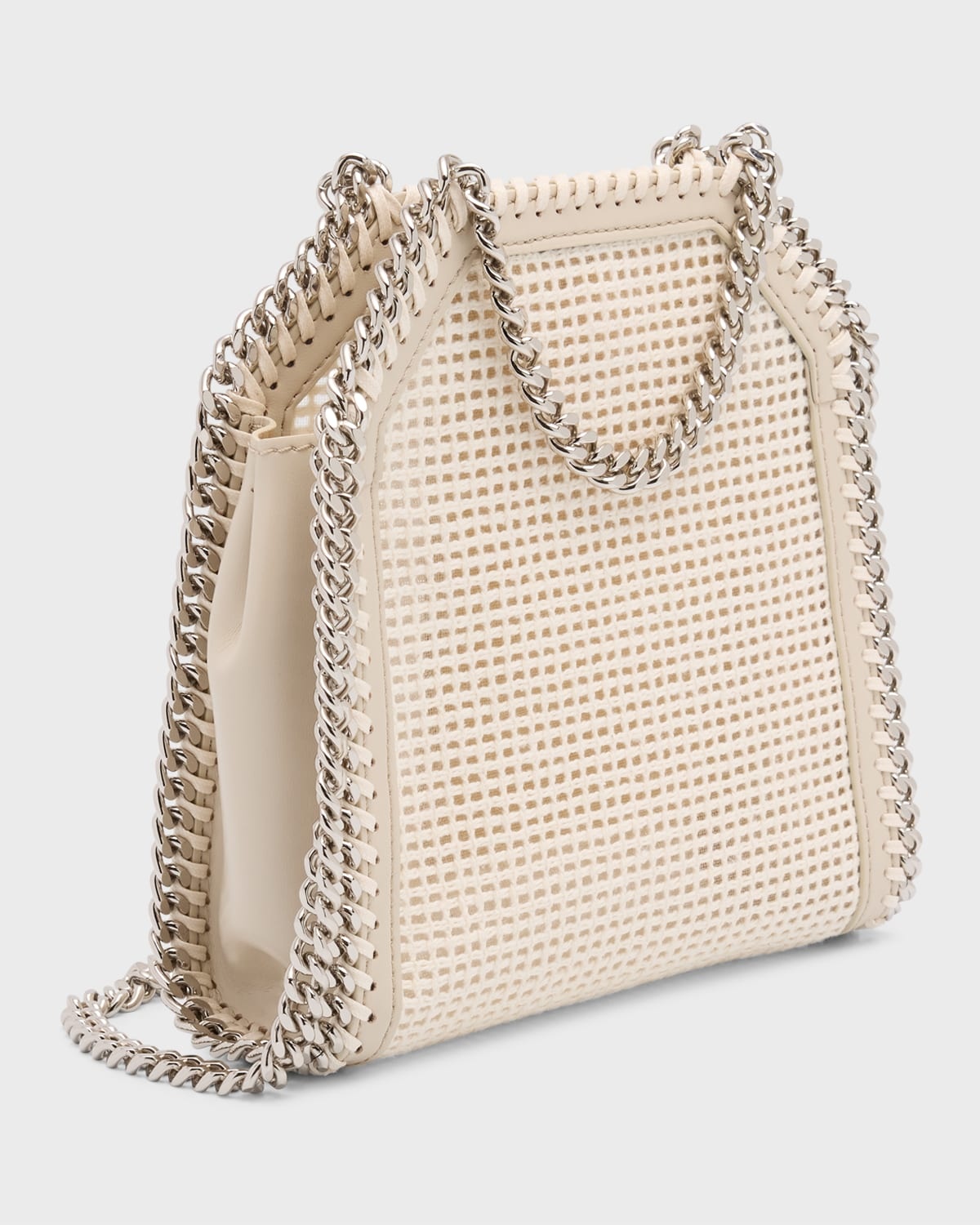 Falabella Tiny Mesh Vegan Leather Tote Bag - 6