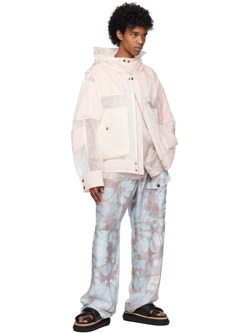 Dries Van Noten Pink Satin Jacket outlook