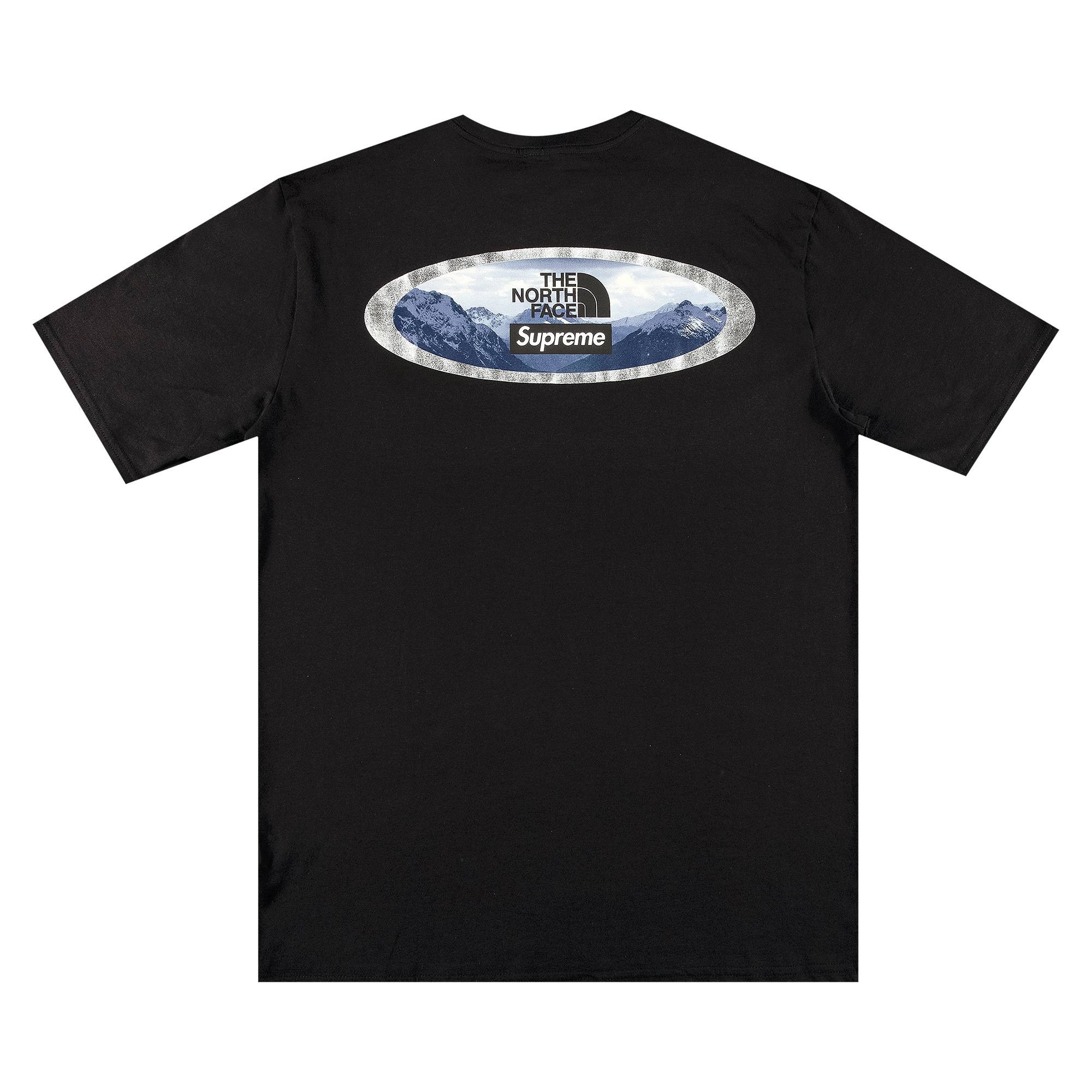 Supreme x The North Face Mountains Tee 'Black' - 2