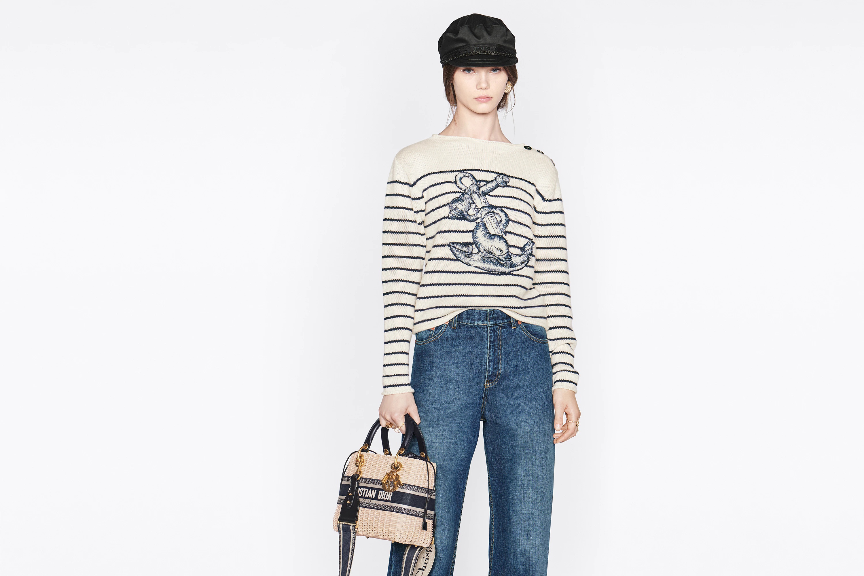 Dior Marinière Embroidered Sweater - 6