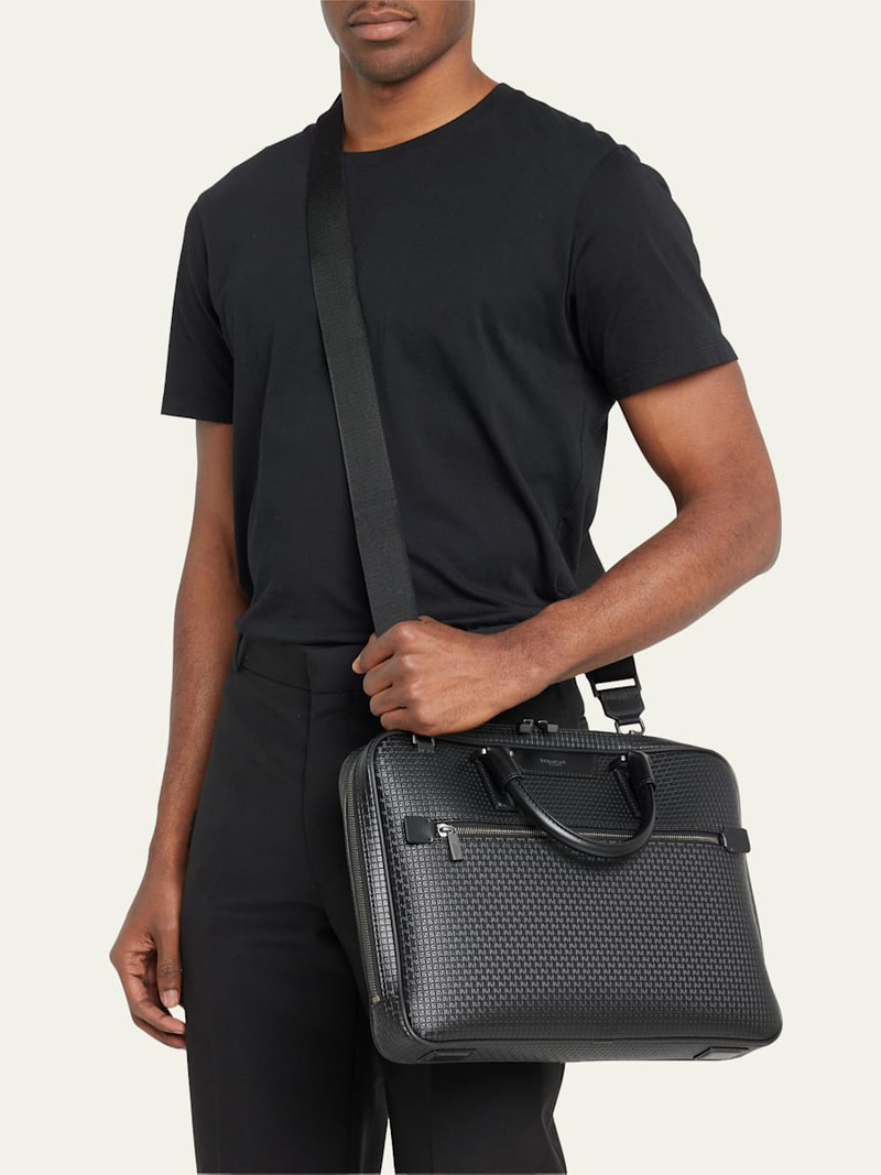 Serapian Men's Extra Slim Stepan Briefcase outlook