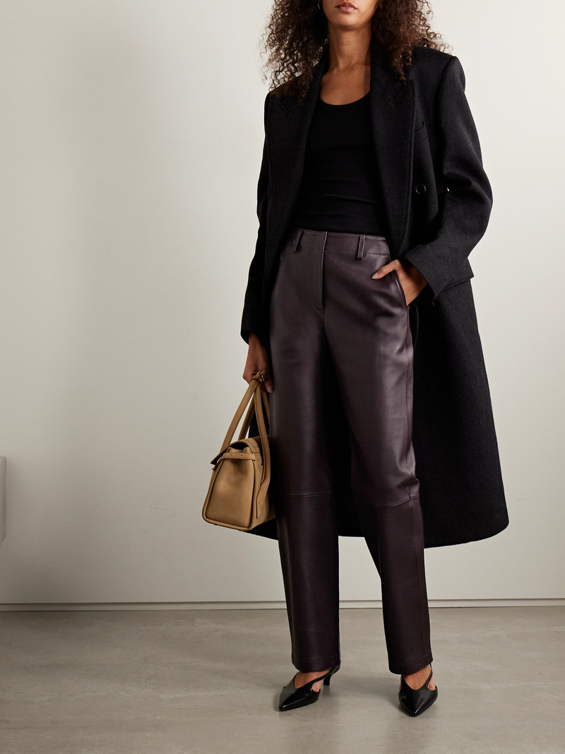 Theory Leather Straight-leg Pants outlook