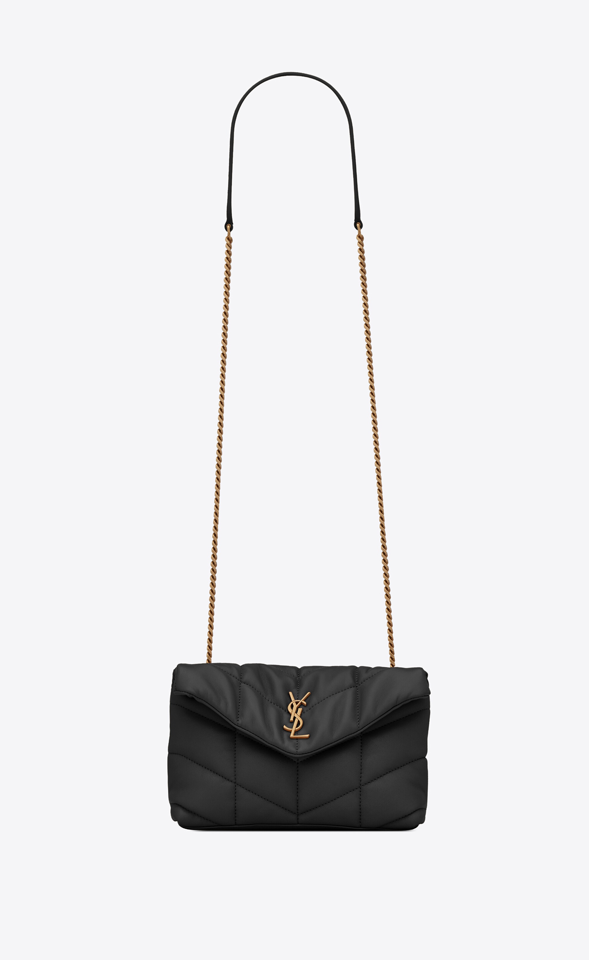 Saint Laurent Toy Loulou Envelope Tweed Shoulder Bag