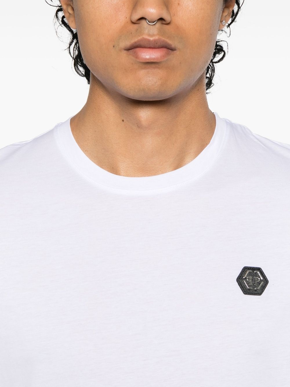 logo-patch T-shirt - 4