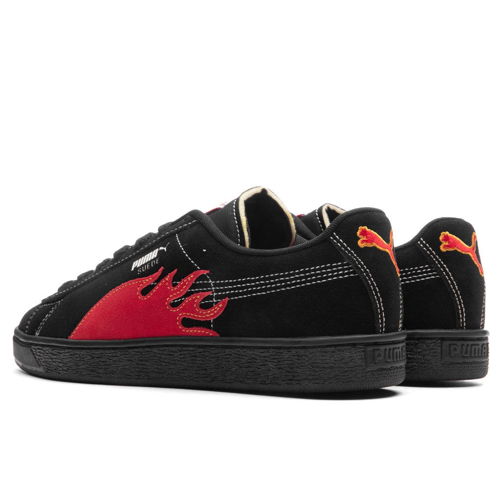 PUMA X BUTTER GOODS SUEDE CLASSIC - BLACK/RED - 3
