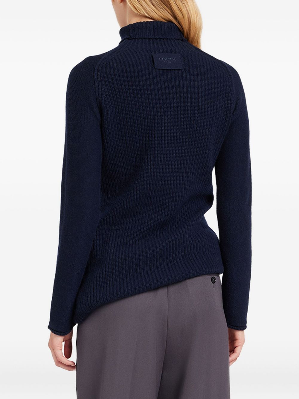 ribbed-turtleneck sweater - 3