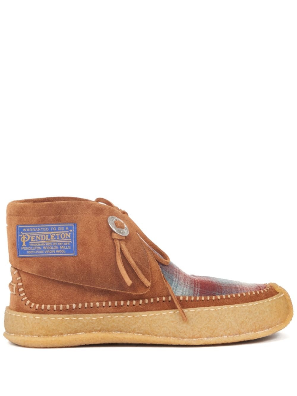 Pendleton leather boat shoes - 1