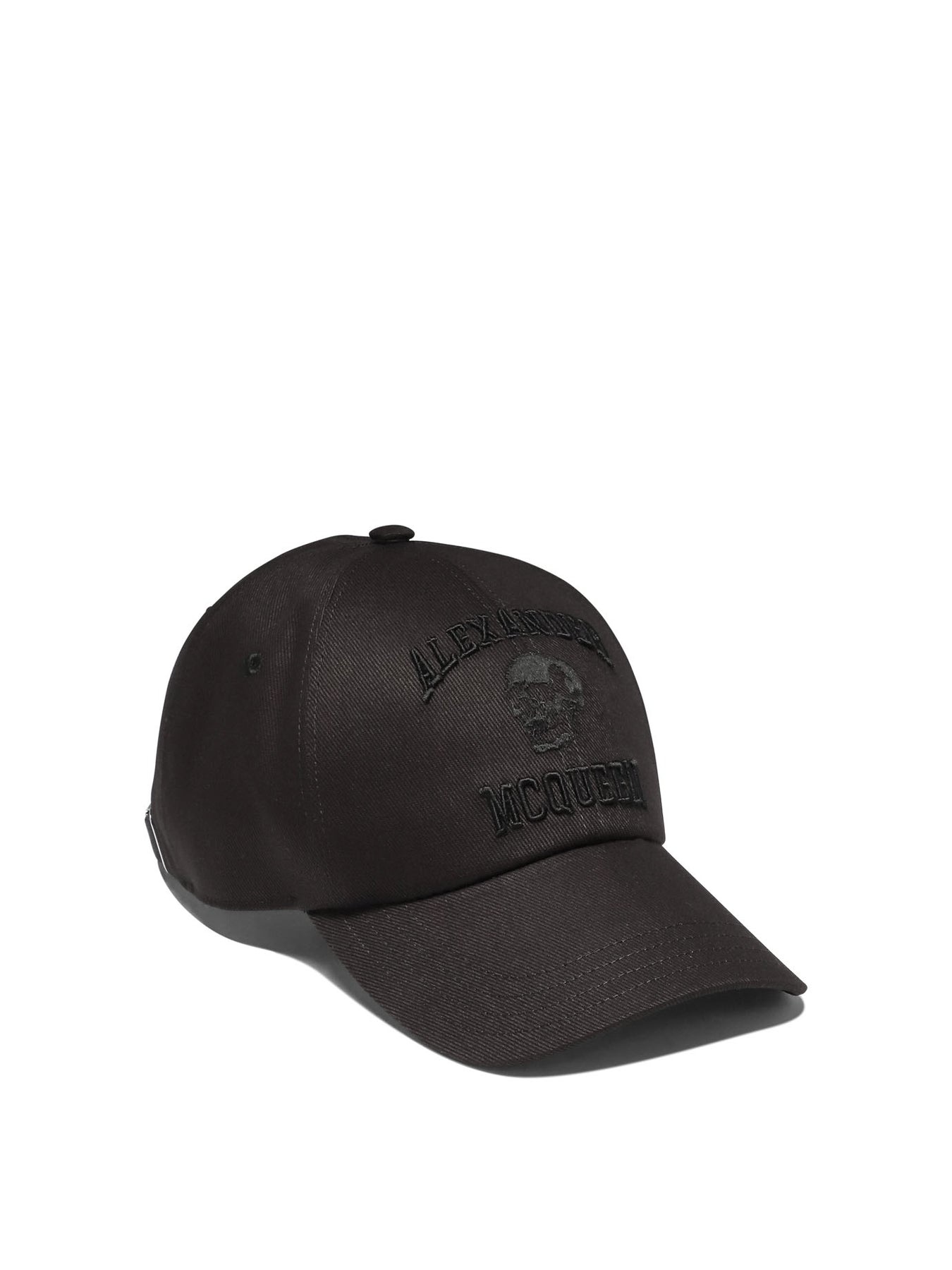 ハット alexander mcqueen 'Varsity Skull' cap Alexander Mcqueen Varsity Logo And Skull Baseball Cap
