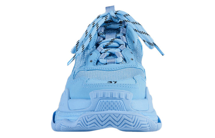 (WMNS) Balenciaga Triple S Sneaker 'Blue' 524039W2FW14800 - 4