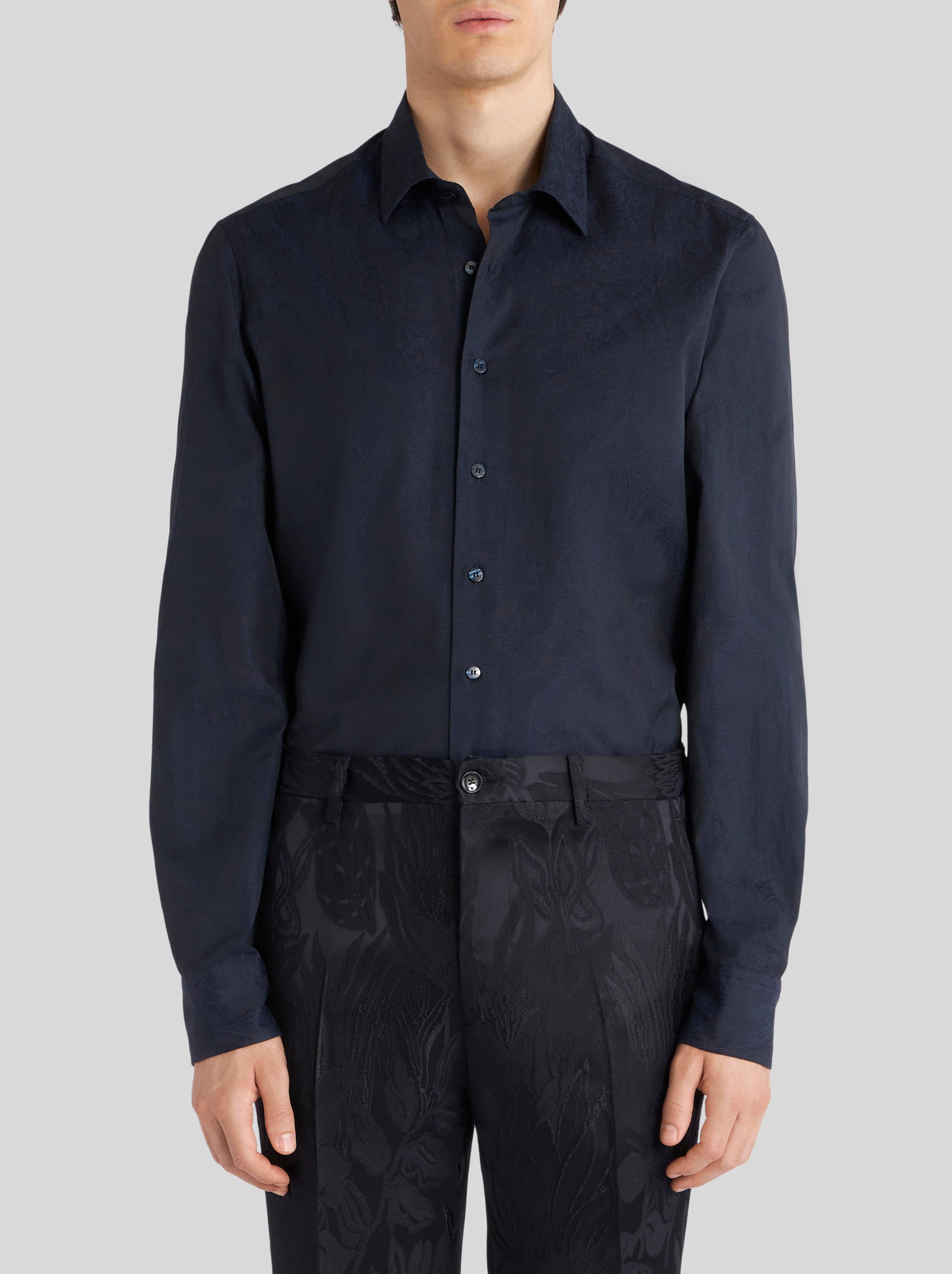 PAISLEY JACQUARD SHIRT - 2