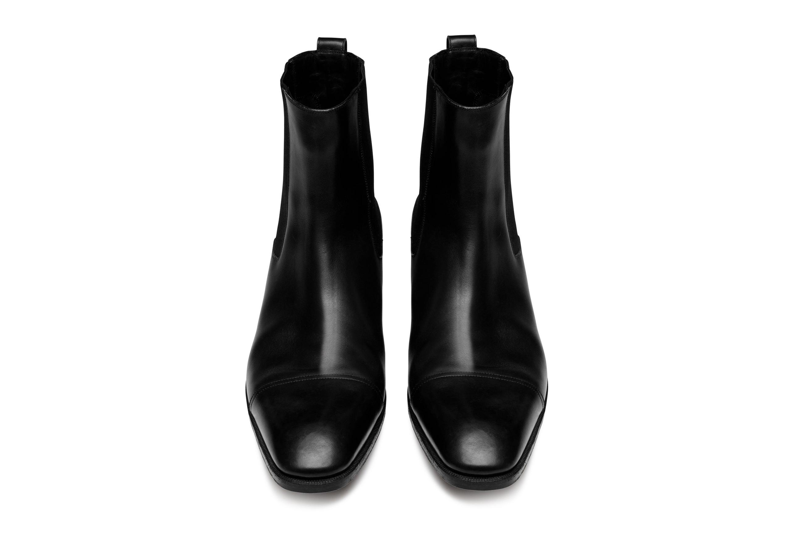 BURNISHED LEATHER GIANNI ANKLE BOOT - 2