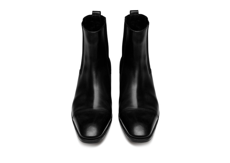 TOM FORD BURNISHED LEATHER GIANNI ANKLE BOOT outlook