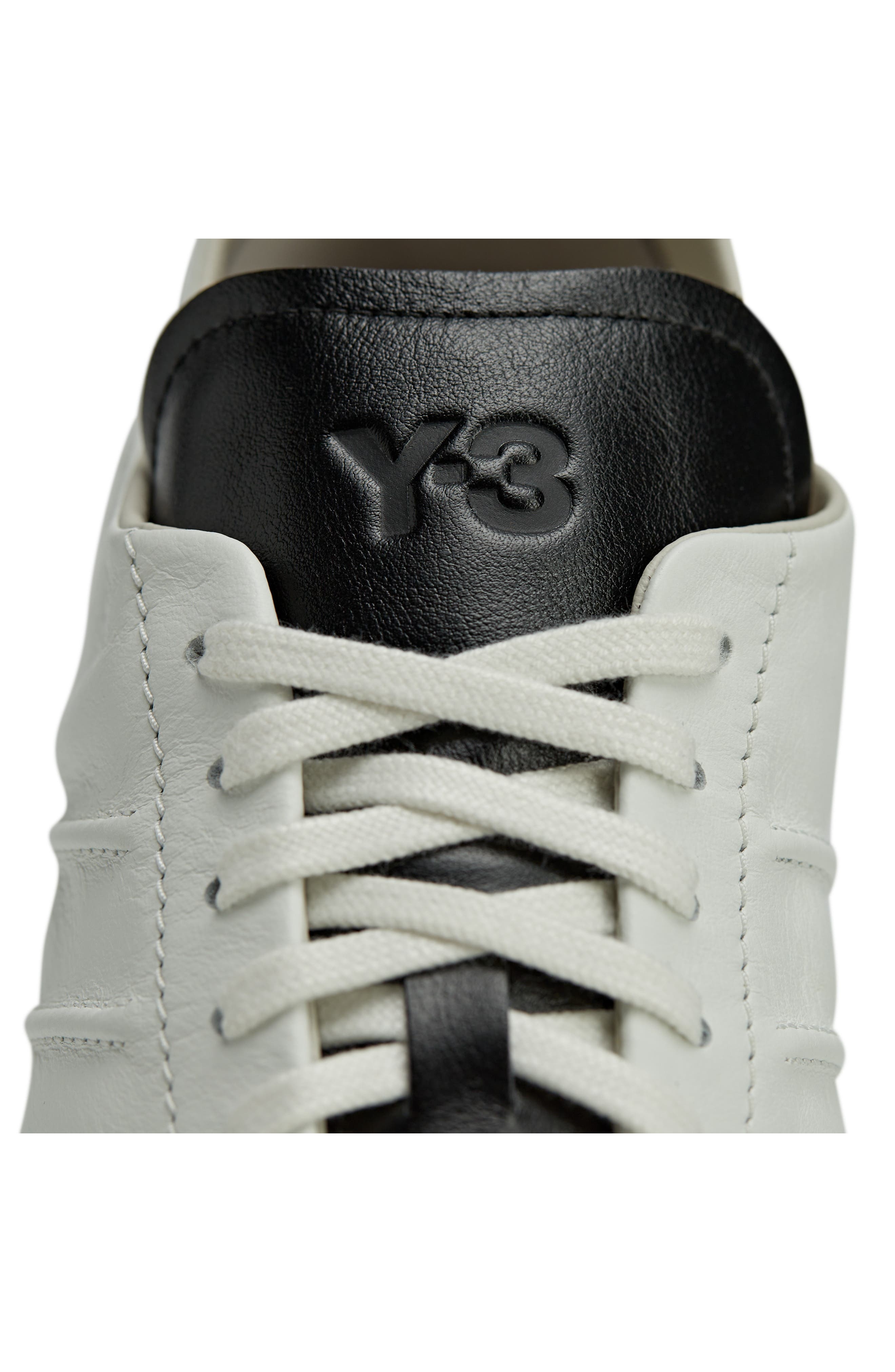 Y-3 Gender Inclusive Japan Sneaker in Core White/Black/Talc at Nordstrom - 8