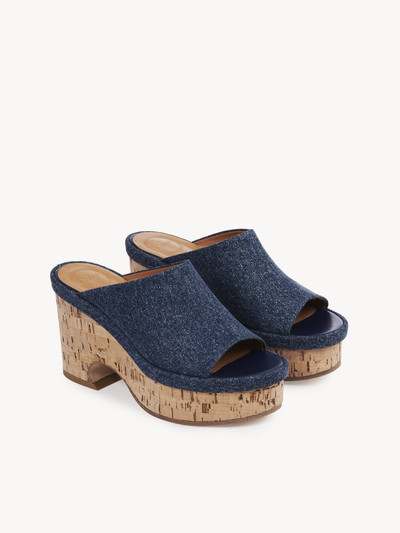 Chloé OLI PLATFORM MULE outlook