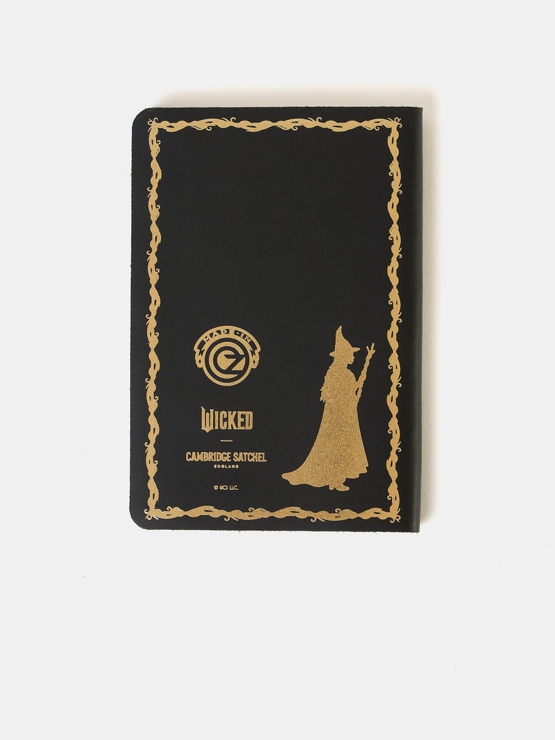Cambridge Satchel The A6 Notebook - Black with Gold Foiling outlook