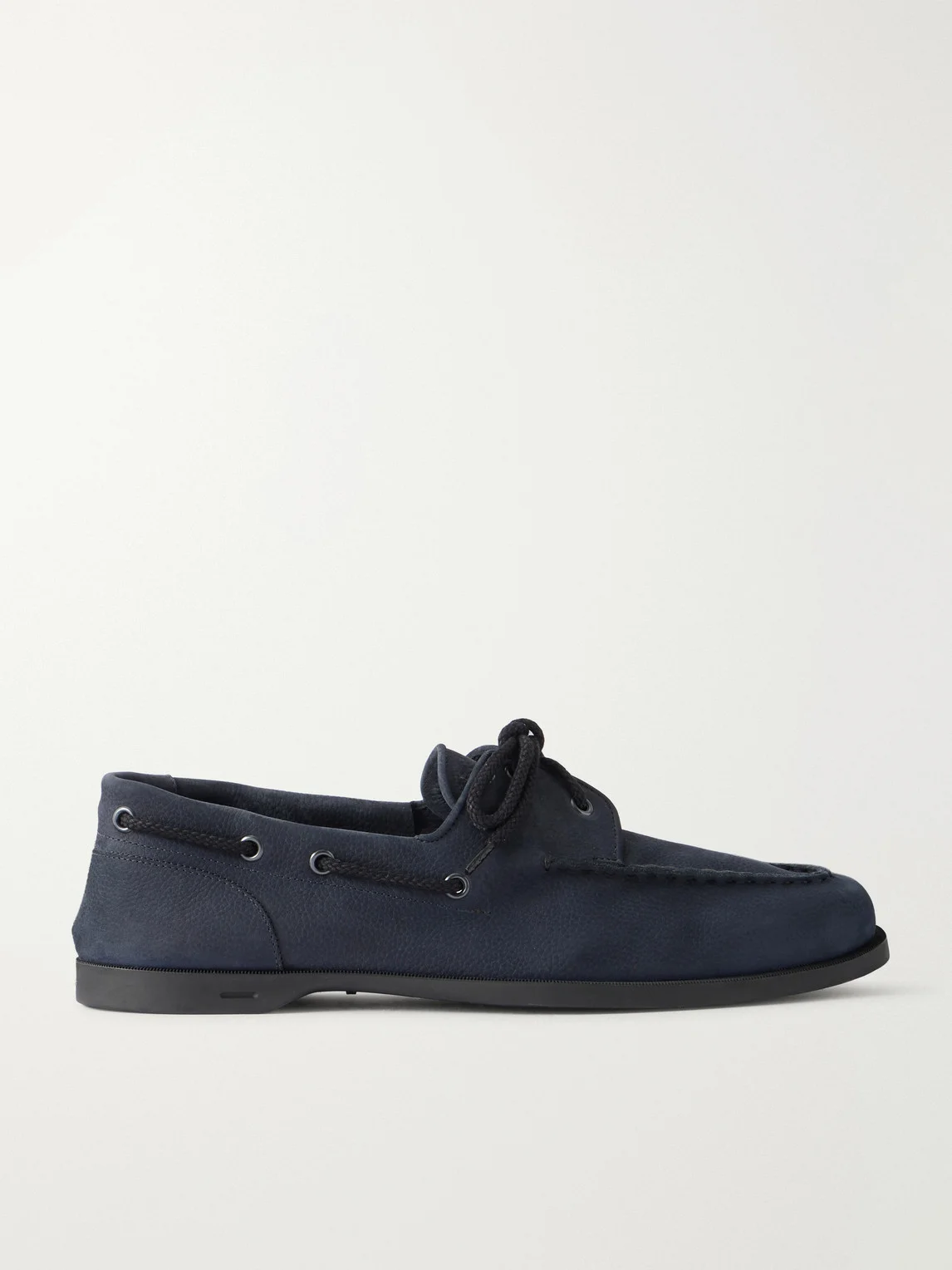 Foil Nubuck Boat Shoes - 1