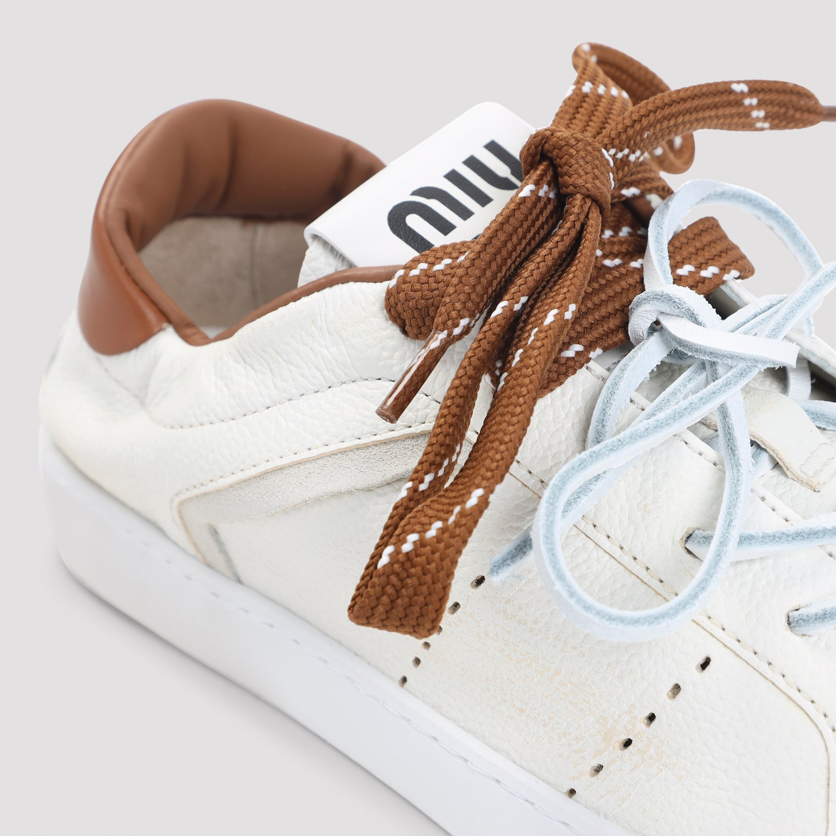 Miu Miu Calf Leather Sneakers Women - 4