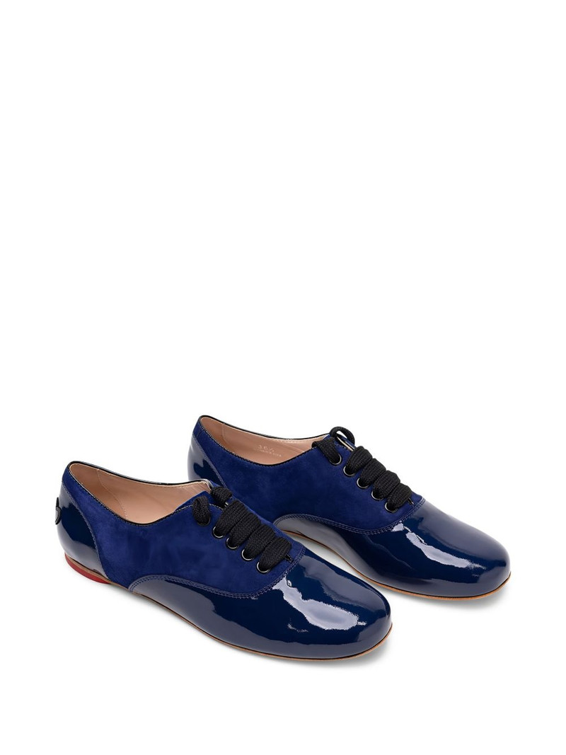 HOGAN patent heart detail Oxford shoes outlook