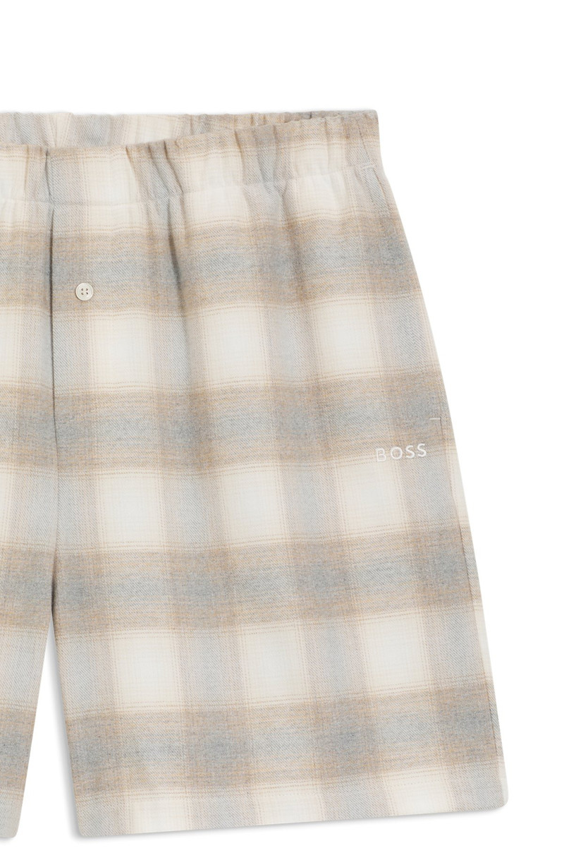 VICHY-CHECK PYJAMA SHORTS IN COTTON FLANNEL 6