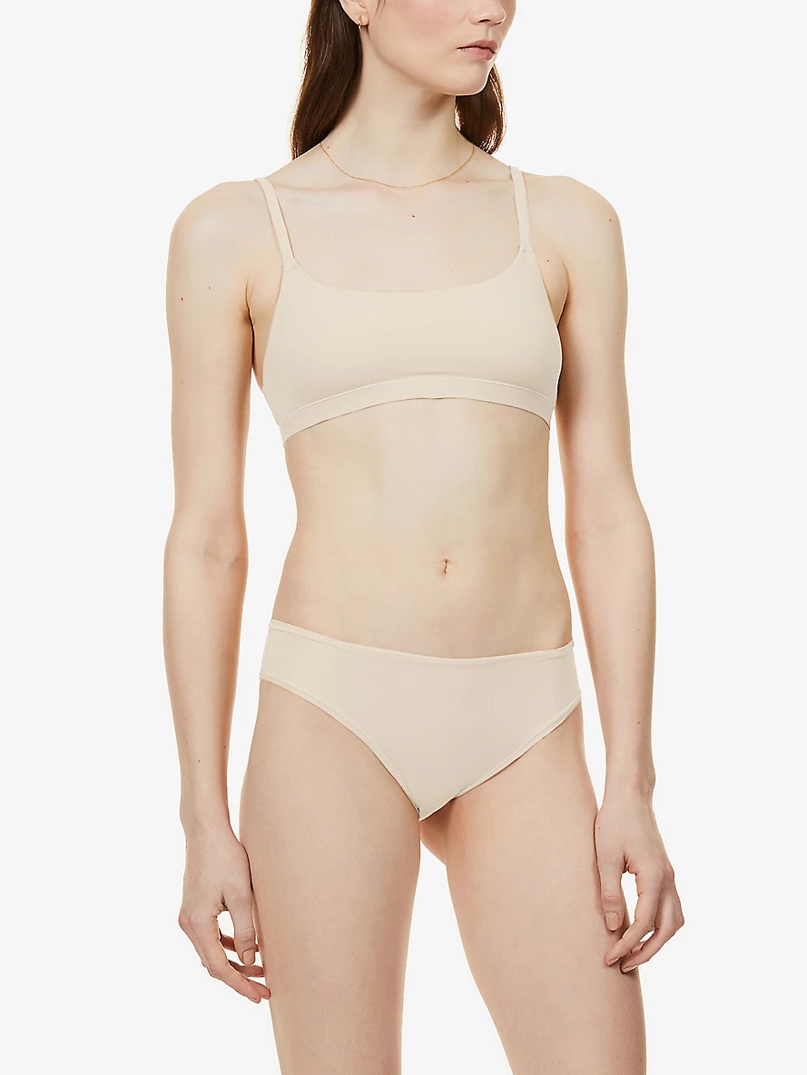 Fits Everybody scooped stretch-woven bra - 3