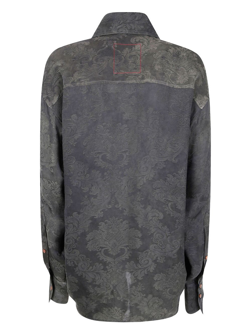 UMA WANG floral-pattern shirt outlook