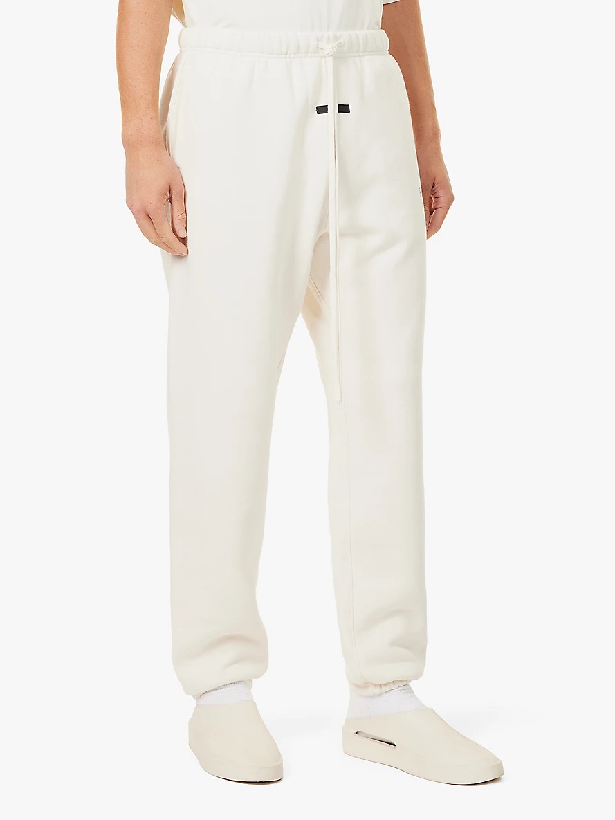 Relaxed-fit brand-patch cotton-blend jersey jogging bottoms - 3