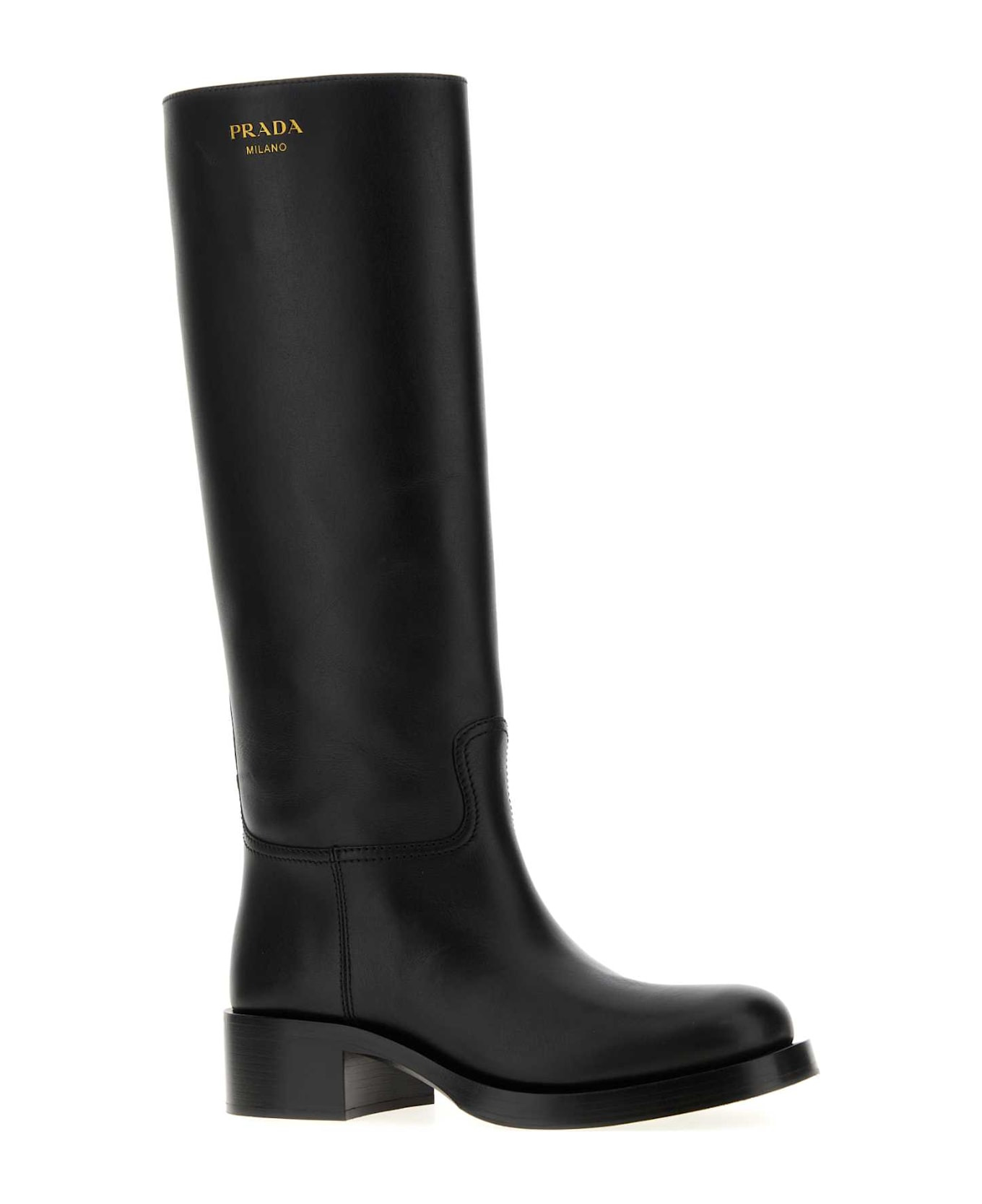Black Leather Boots - 2