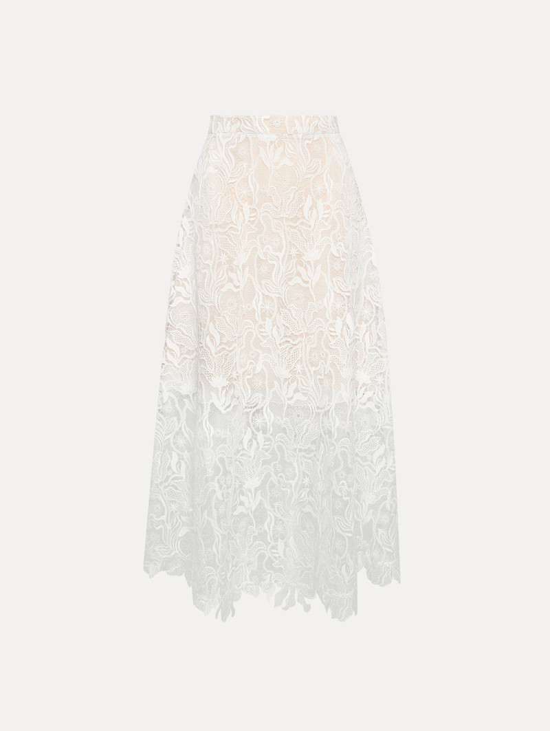 BELLFLOWER GUIPURE SKIRT 1