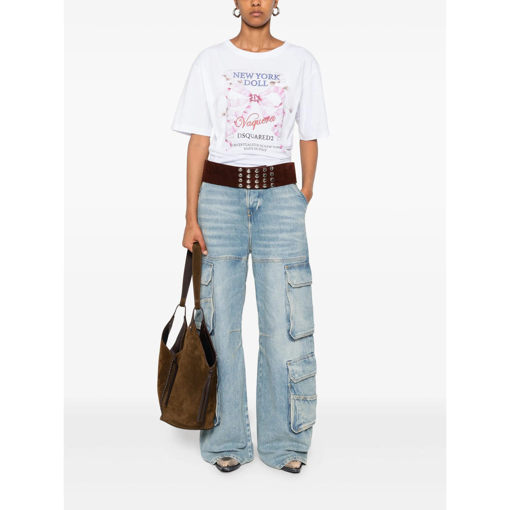 Dsquared2 White Tops - T-Shirts & Jerseys Women - 4