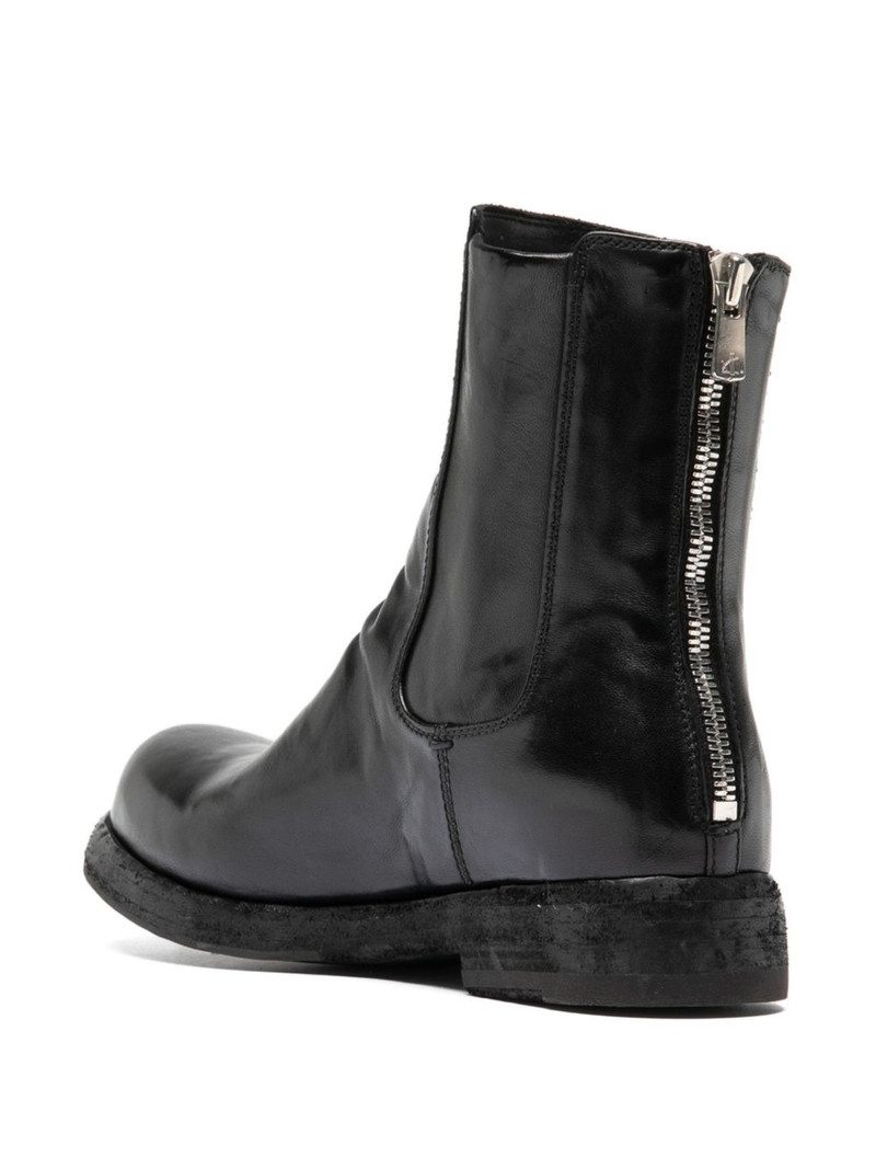 Bulla DD zip leather chelsea boots 3