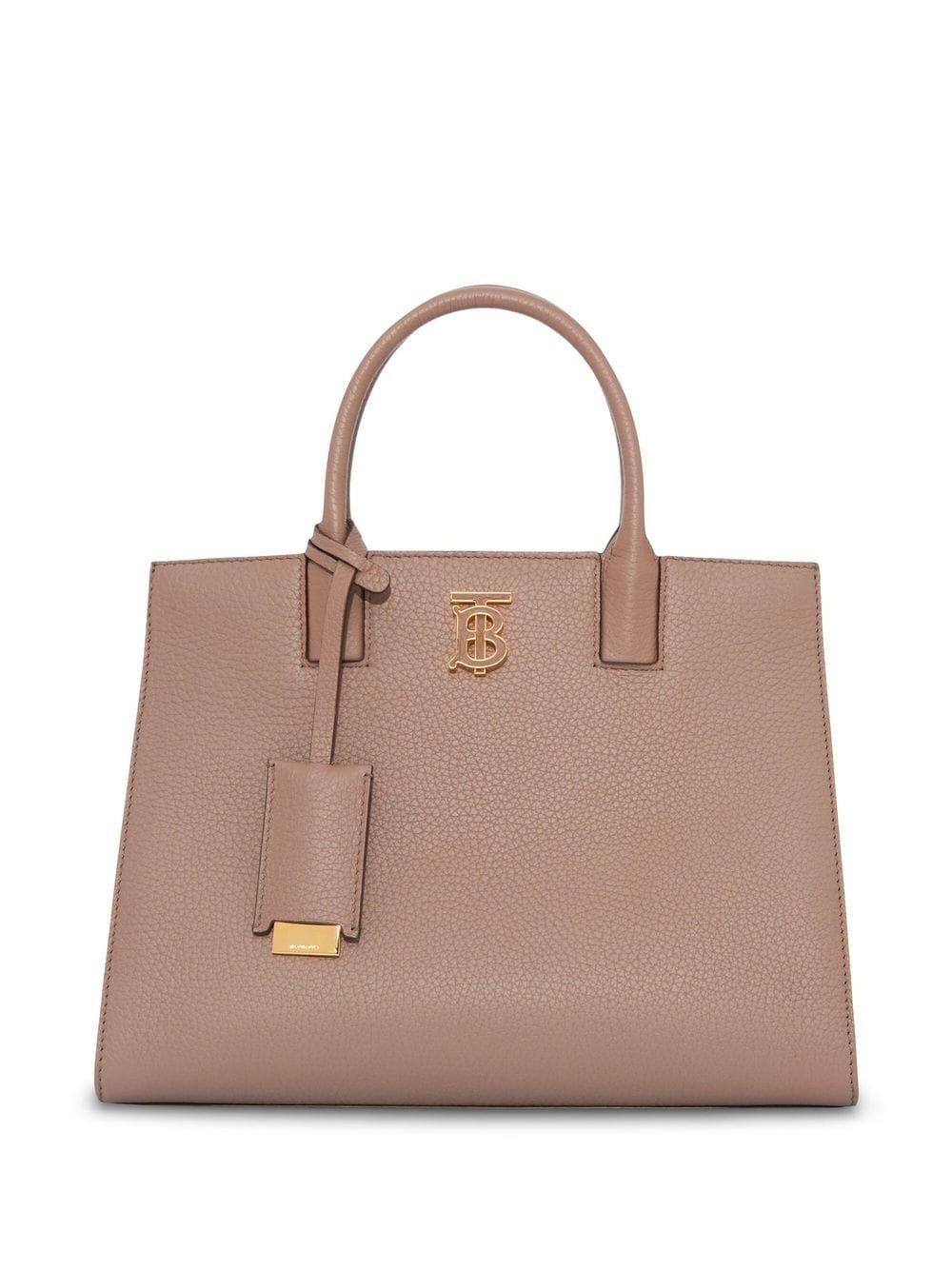 Frances mini leather tote bag - 1