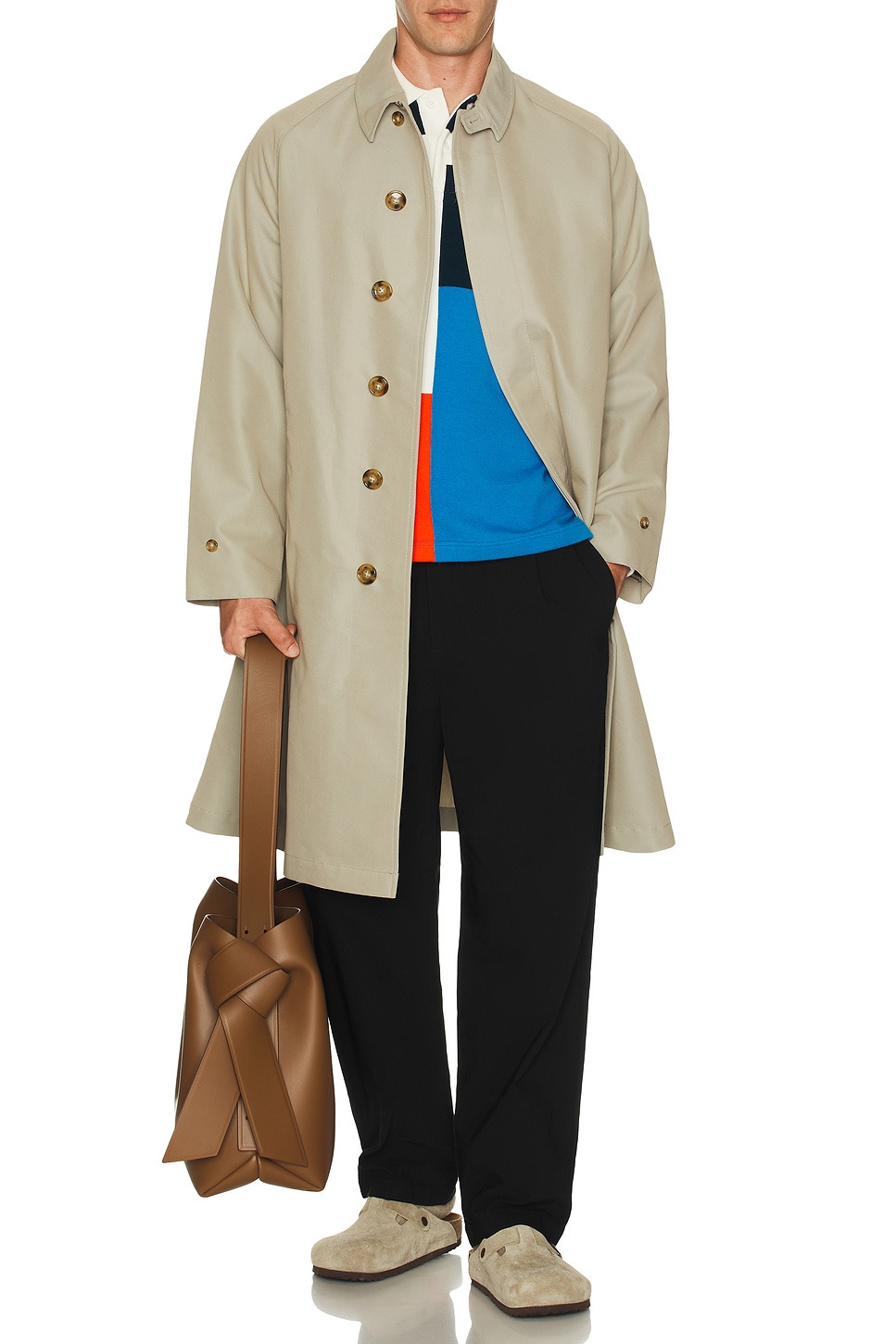 Balmacaan Coat T C Gabardine - 3
