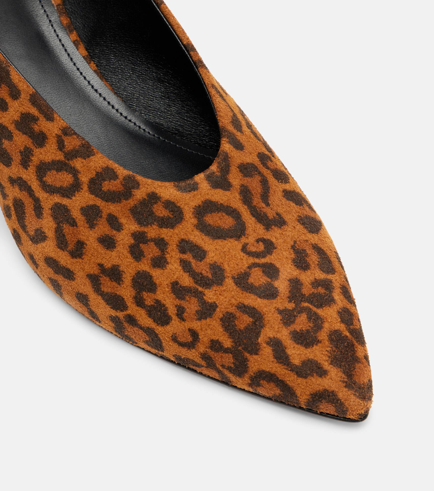 Ebisa 45 leopard-print leather pumps - 5