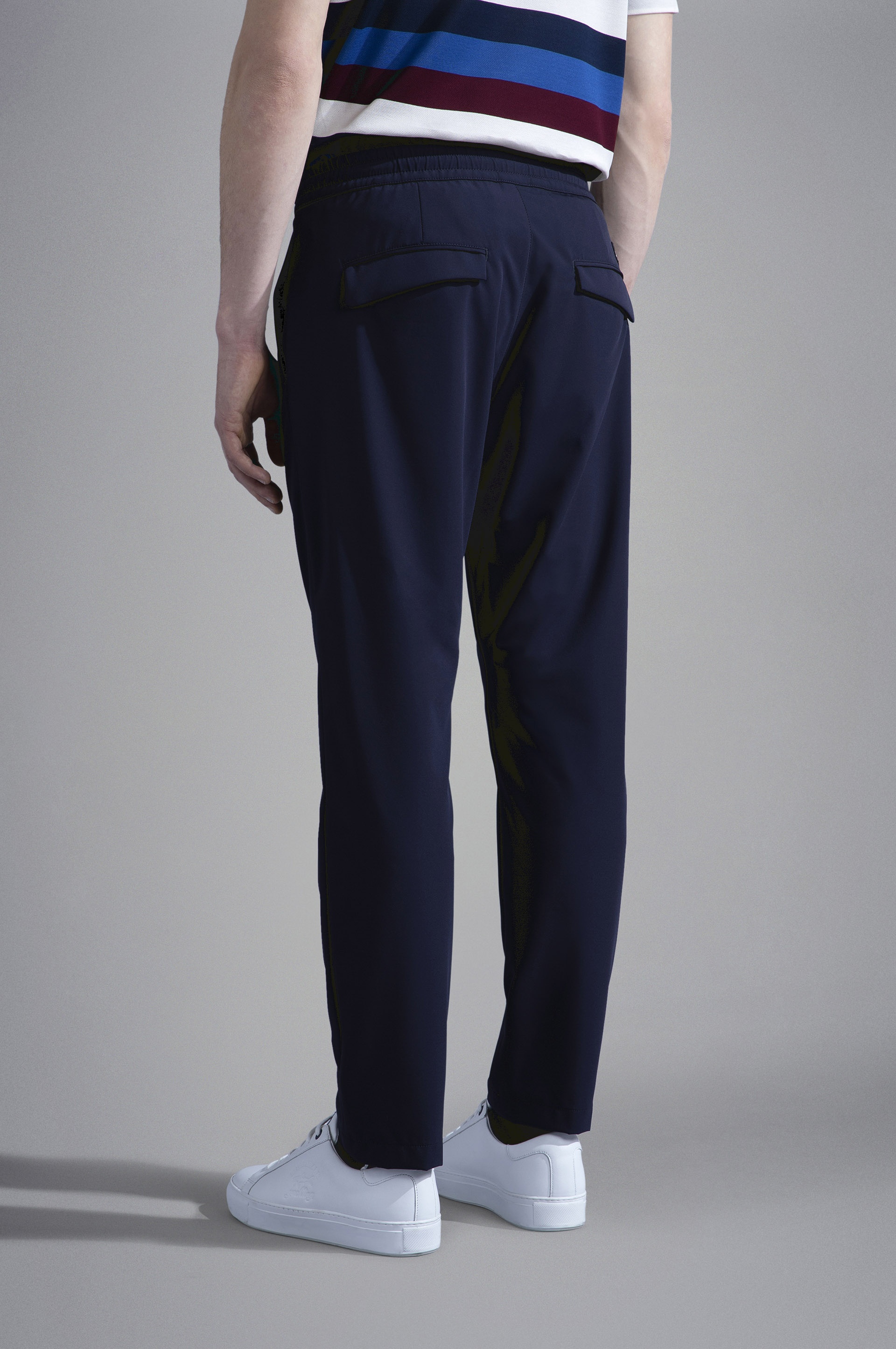 STRETCH NYLON TROUSERS WITH DRAWSTRING - 3