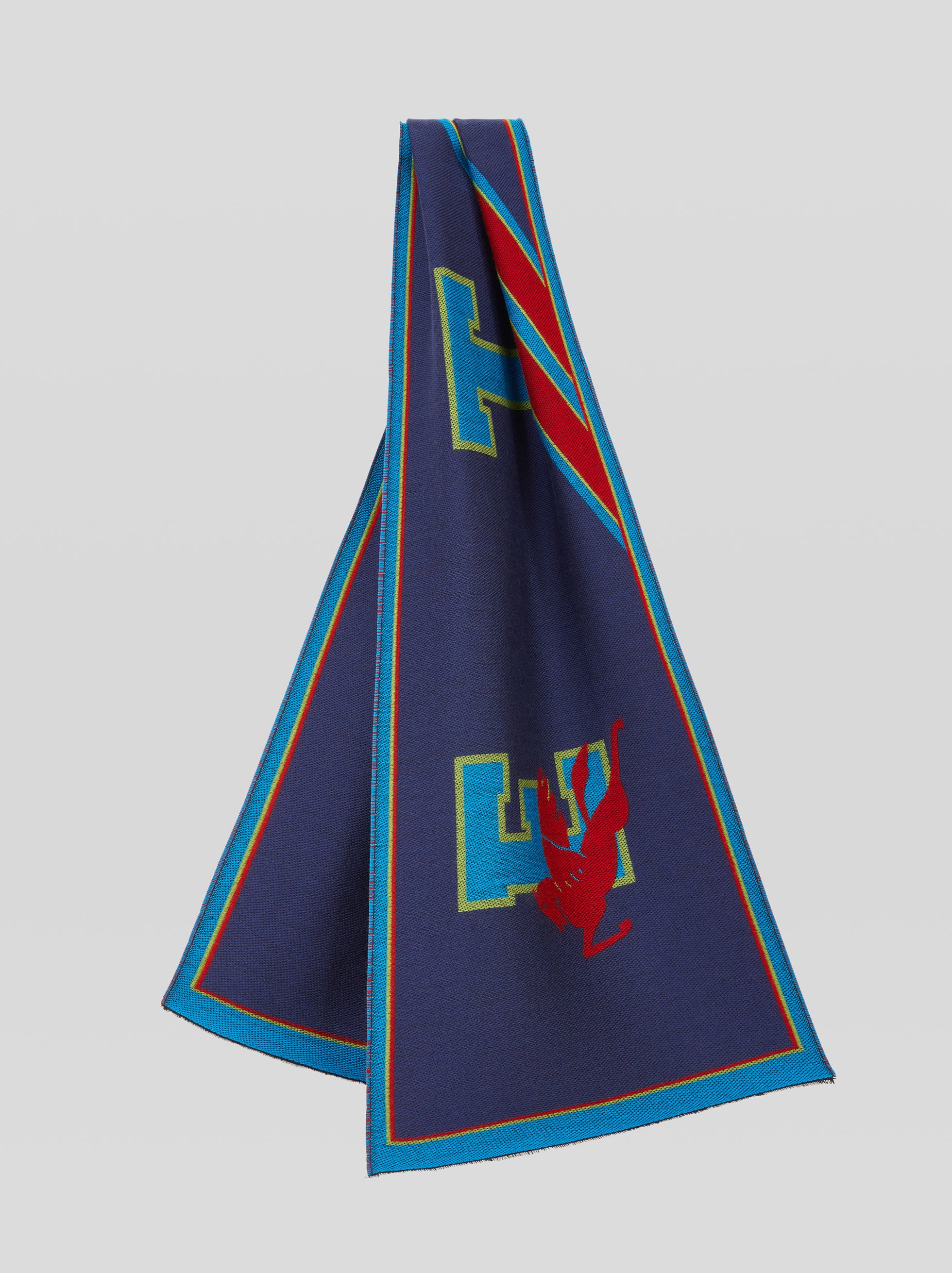 COLLEGE SCARF WITH LOGO - 1