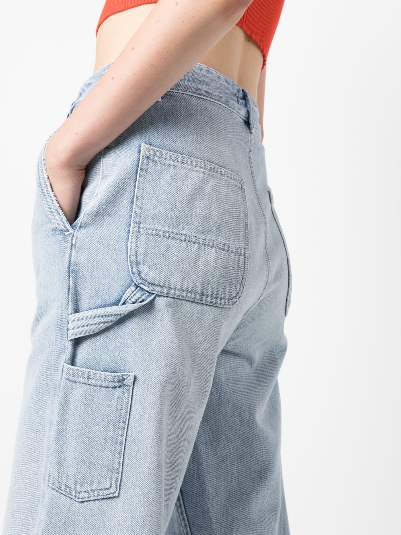 utility-inspired straight-leg jeans - 5