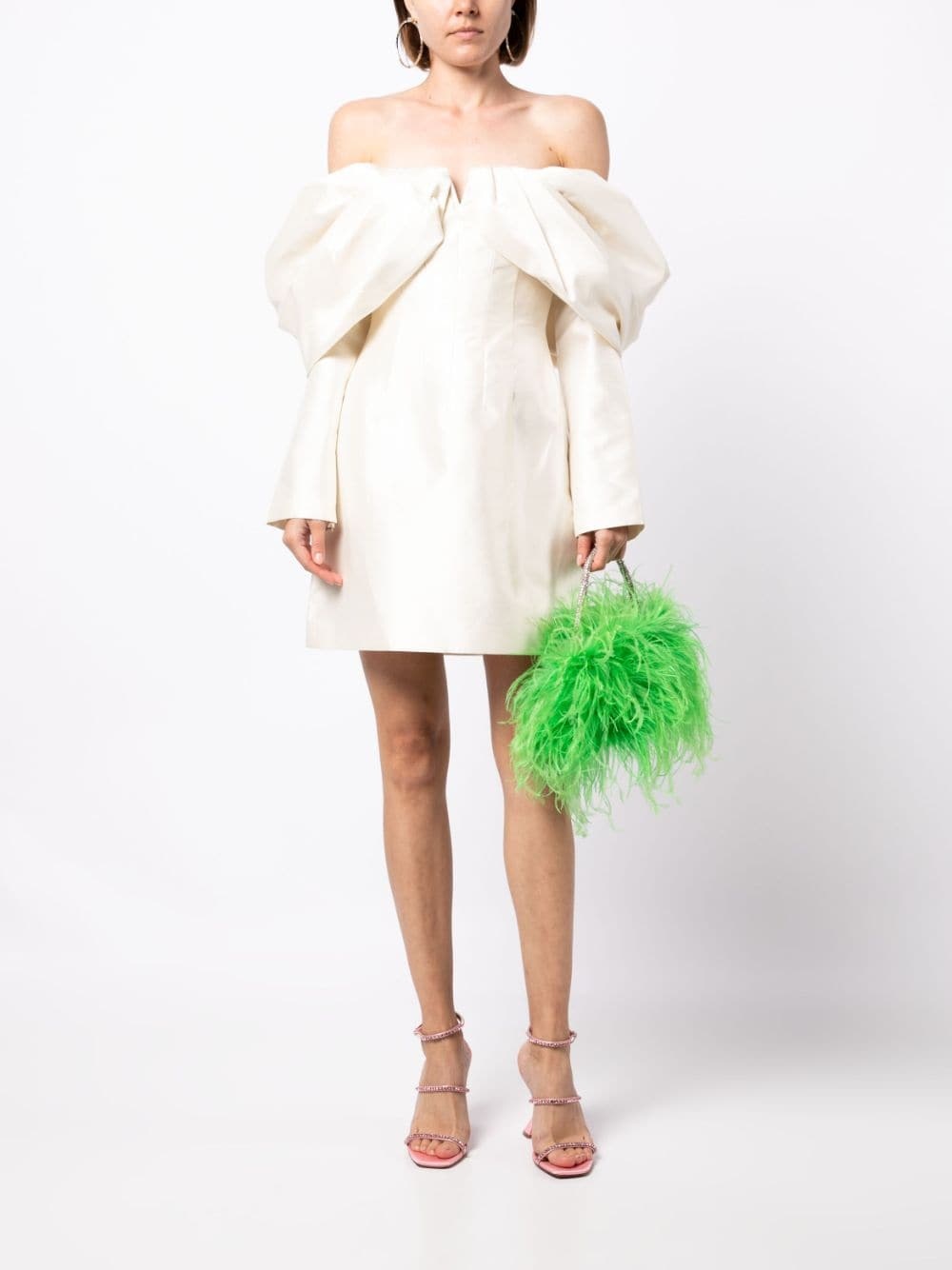 Viola off-the-shoulder minidress - 2