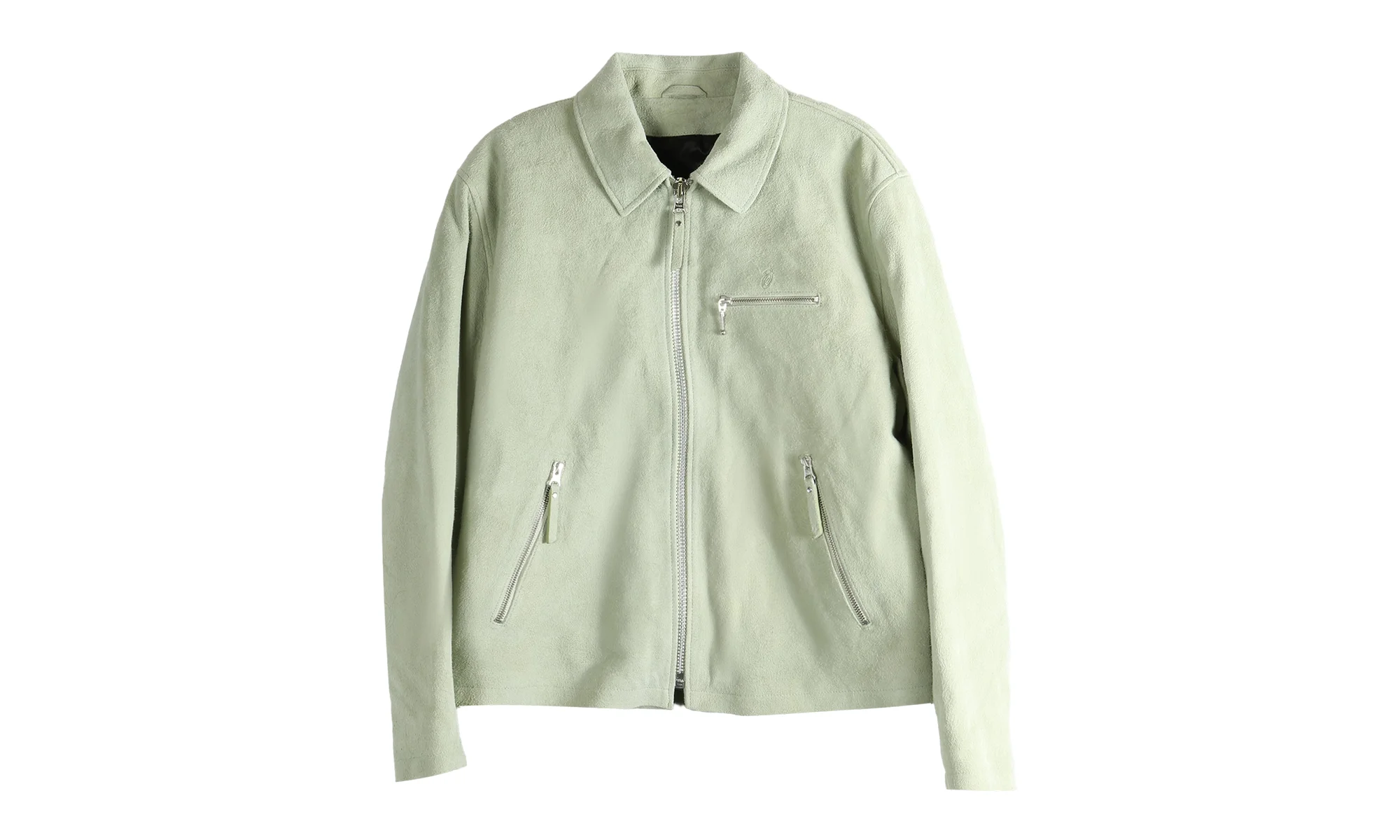 Bing Suede Jacket "GREEN TEA" 115754 GRNT - 1