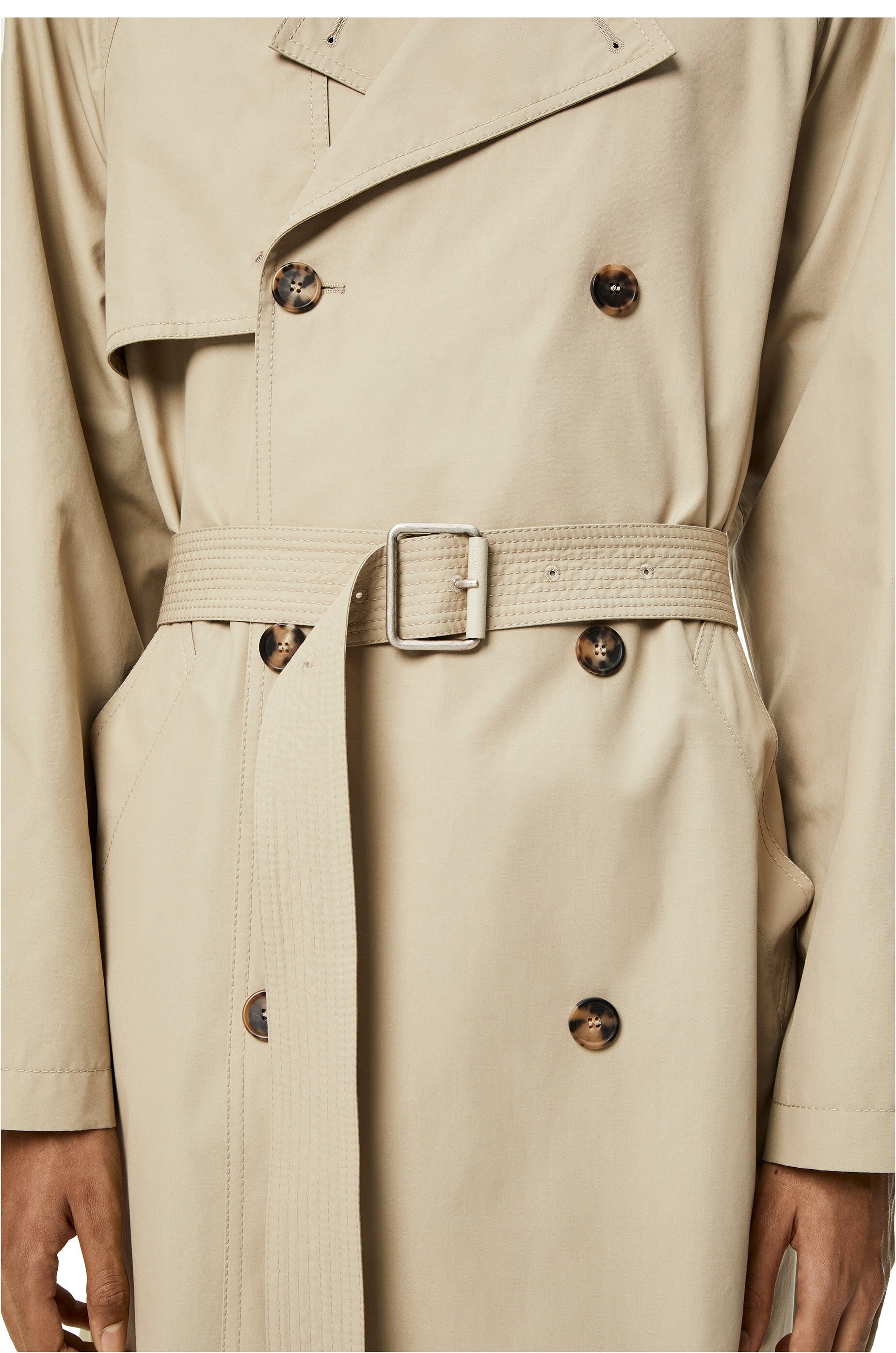 Trench coat in cotton - 5