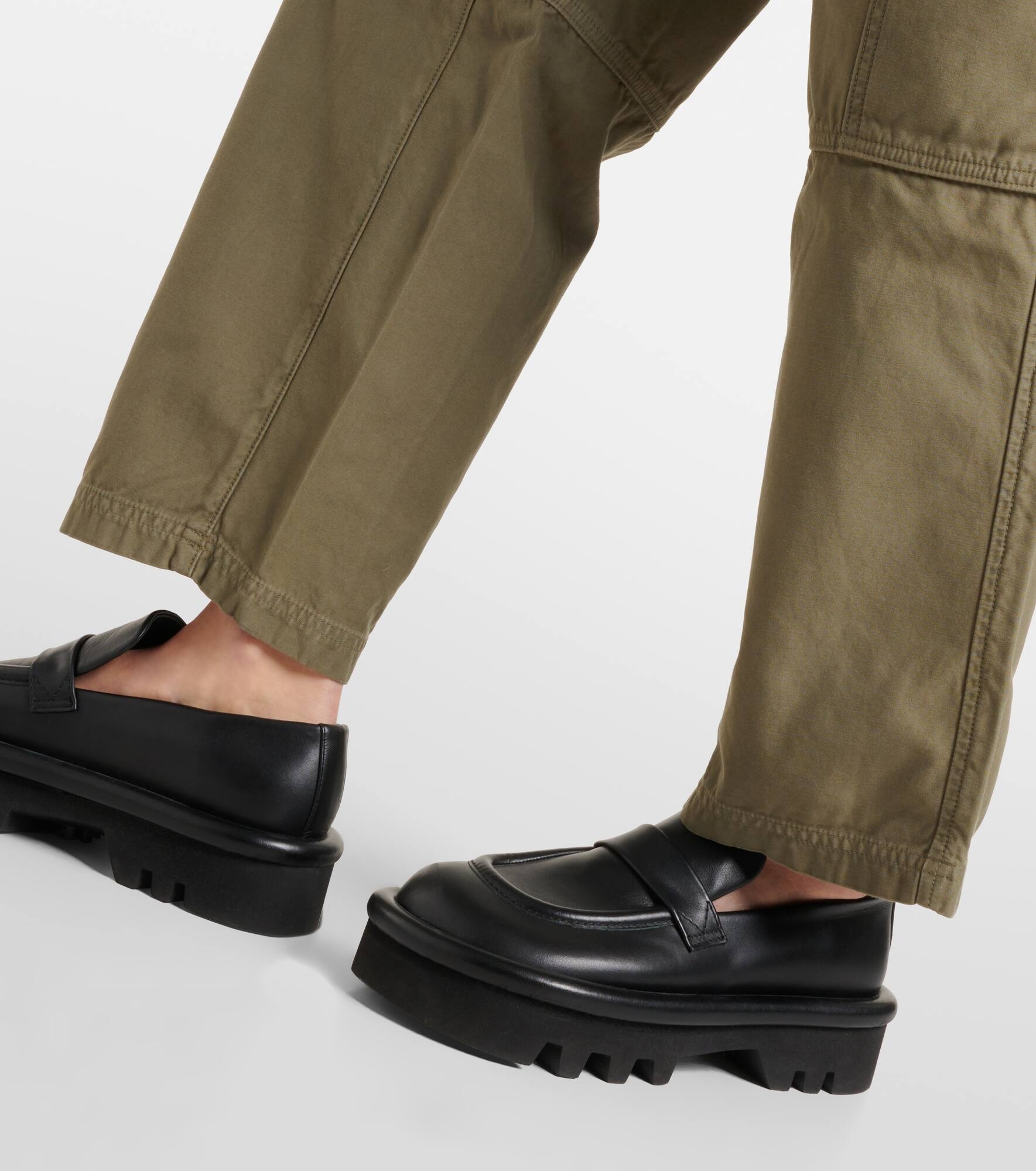 Jericho cropped cotton cargo pants - 5